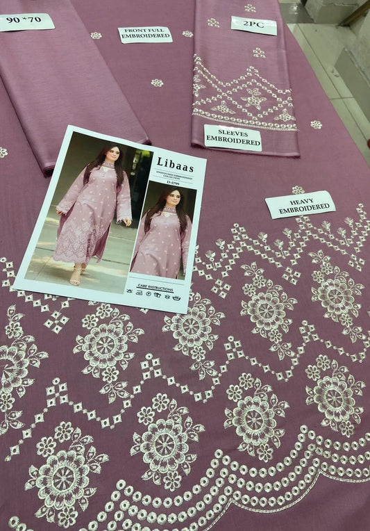 Libaas Embroidered Chiffon Kurta Set D-5799