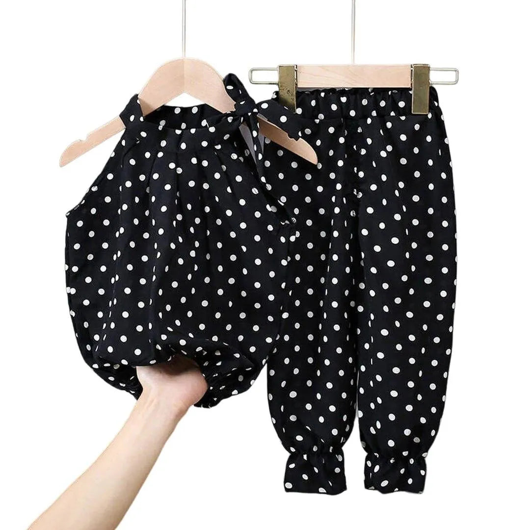 Toddler Black Polka Dot Western Suit Set