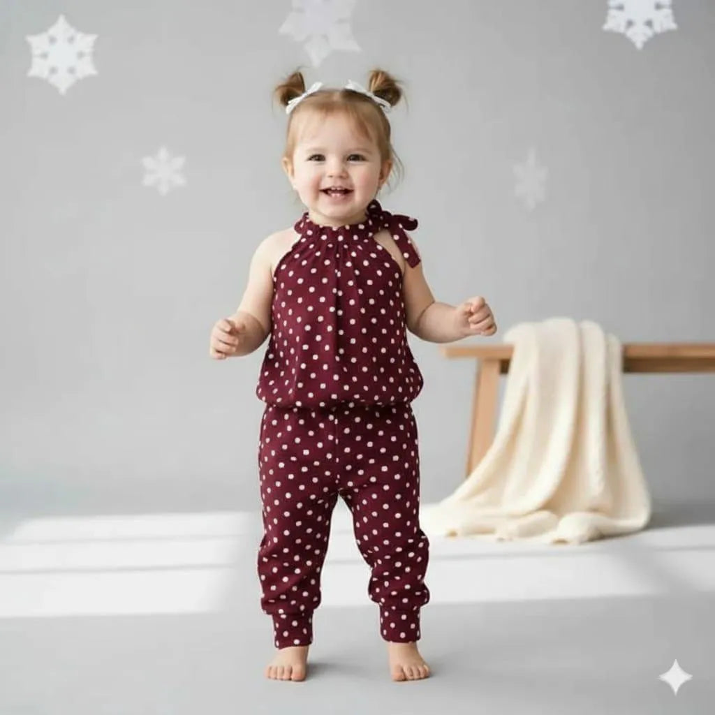 Toddler Black Polka Dot Western Suit Set