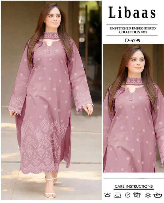 Libaas Embroidered Chiffon Kurta Set D-5799