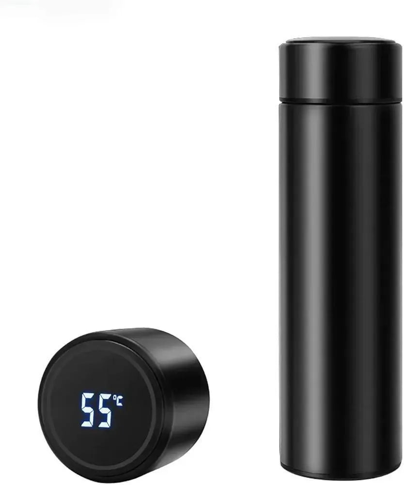 hot and cold water bottle with led temprature